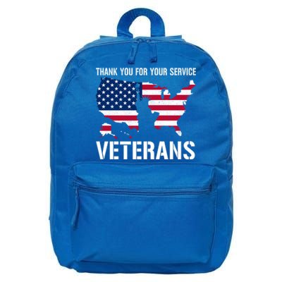 Thank You For Your Service Veterans Gift Veteran Day Gift 16 in Basic Backpack