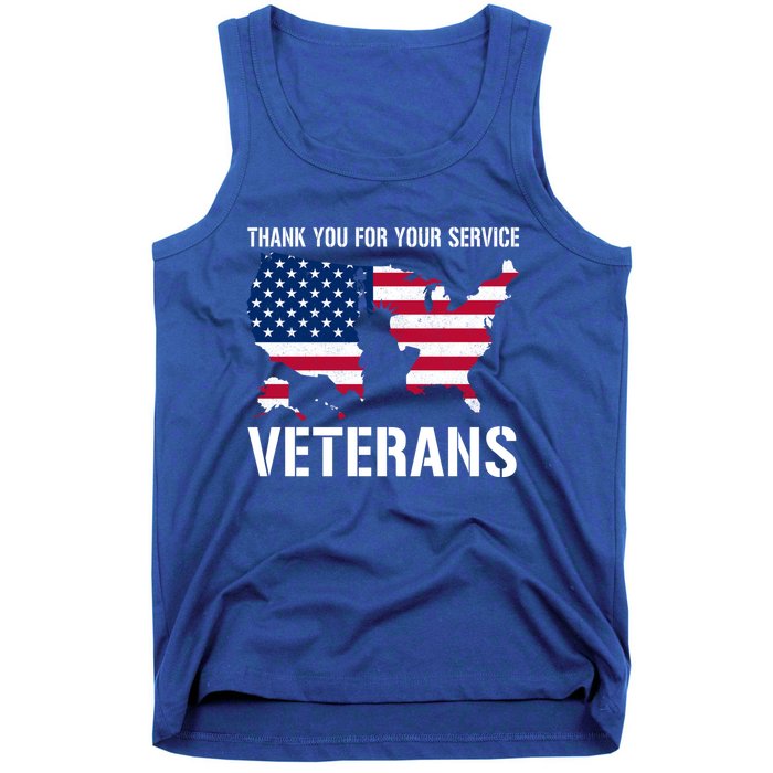 Thank You For Your Service Veterans Gift Veteran Day Gift Tank Top