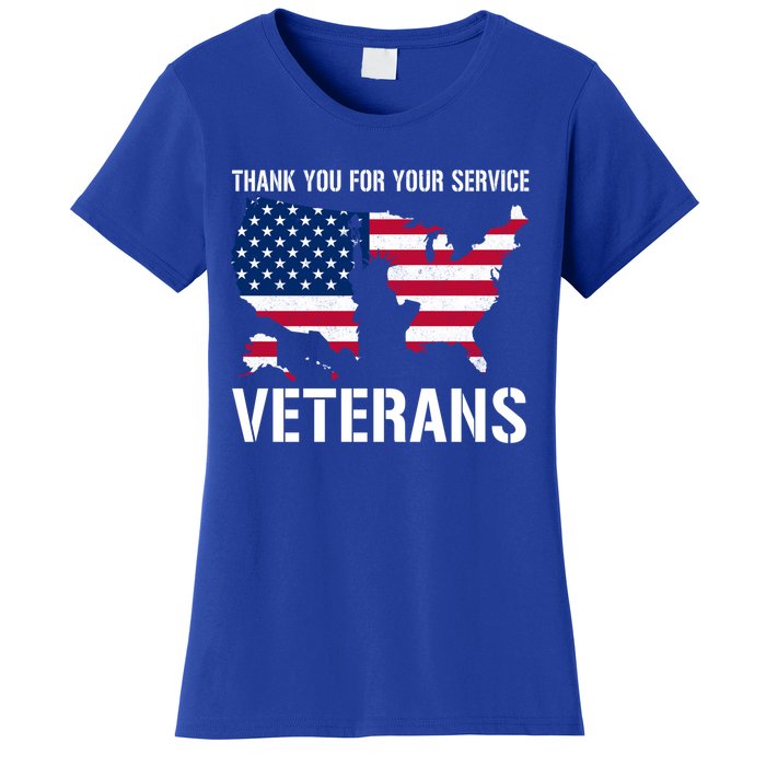 Thank You For Your Service Veterans Gift Veteran Day Gift Women's T-Shirt