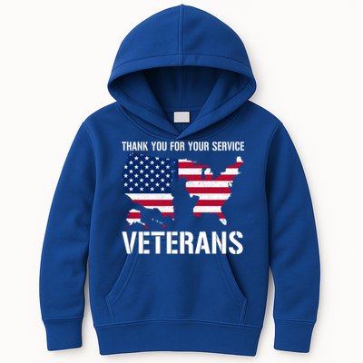 Thank You For Your Service Veterans Gift Veteran Day Gift Kids Hoodie