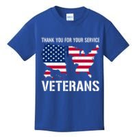 Thank You For Your Service Veterans Gift Veteran Day Gift Kids T-Shirt