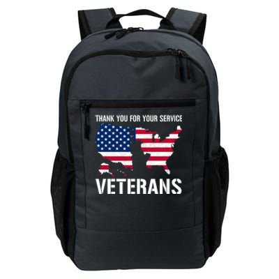 Thank You For Your Service Veterans Gift Veteran Day Gift Daily Commute Backpack