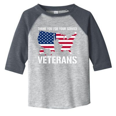 Thank You For Your Service Veterans Gift Veteran Day Gift Toddler Fine Jersey T-Shirt