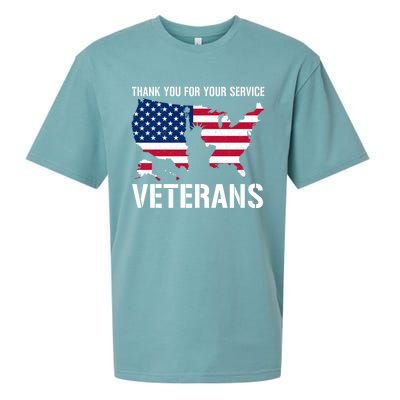 Thank You For Your Service Veterans Gift Veteran Day Gift Sueded Cloud Jersey T-Shirt