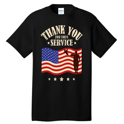 Thank you for your service veterans Tall T-Shirt