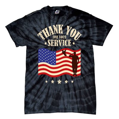 Thank you for your service veterans Tie-Dye T-Shirt