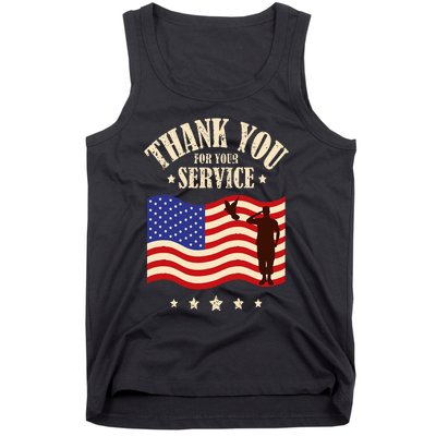 Thank you for your service veterans Tank Top