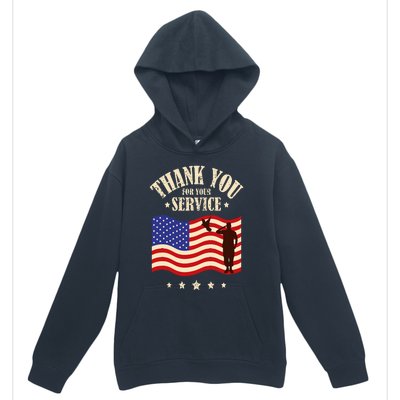 Thank you for your service veterans Urban Pullover Hoodie