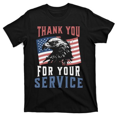 Thank You For Your Service Military Veterans T-Shirt