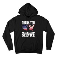 Thank You For Your Service Patriotic Veterans Day Hoodie