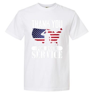 Thank You For Your Service Patriotic Veterans Day Garment-Dyed Heavyweight T-Shirt