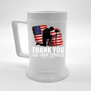 Thank You For Your Service Veteran Day Beer Stein