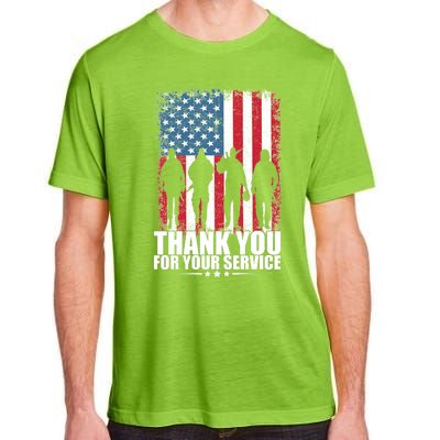 Thank You For Your Service Veteran Day Gift Adult ChromaSoft Performance T-Shirt