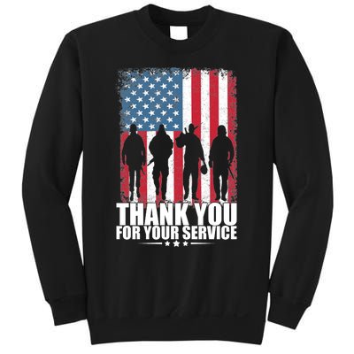 Thank You For Your Service Veteran Day Gift Sweatshirt