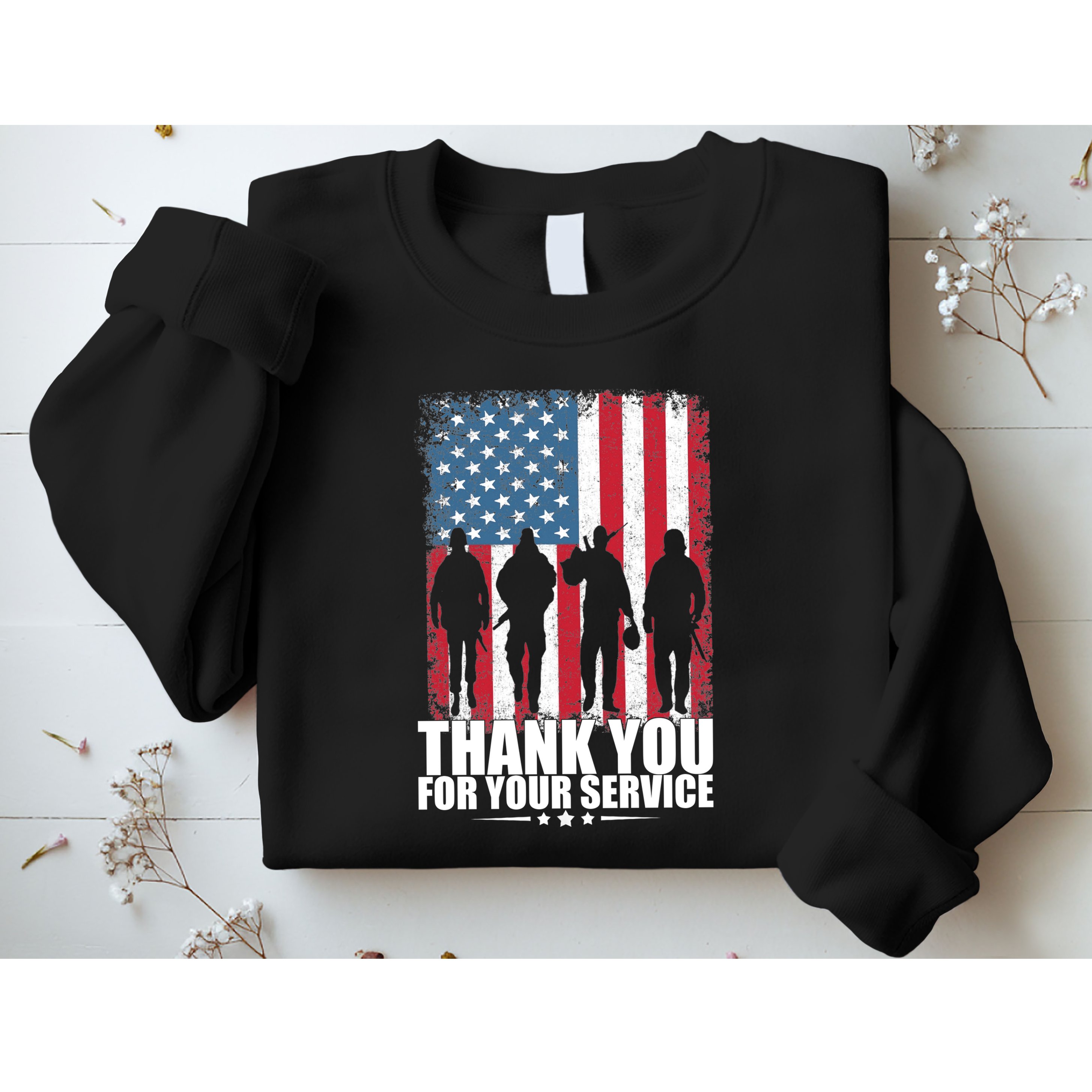 Thank You For Your Service Veteran Day Gift Sweatshirt