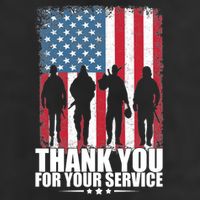 Thank You For Your Service Veteran Day Gift 11oz C Handle Ceramic Mug