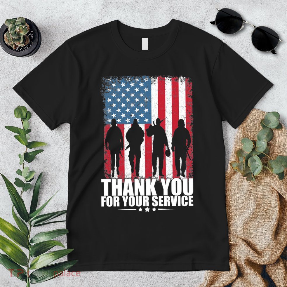 Thank You For Your Service Veteran Day Gift Premium T-Shirt