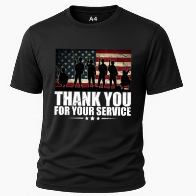 Thank You For Your Service Veteran Day Gift Performance Shirt