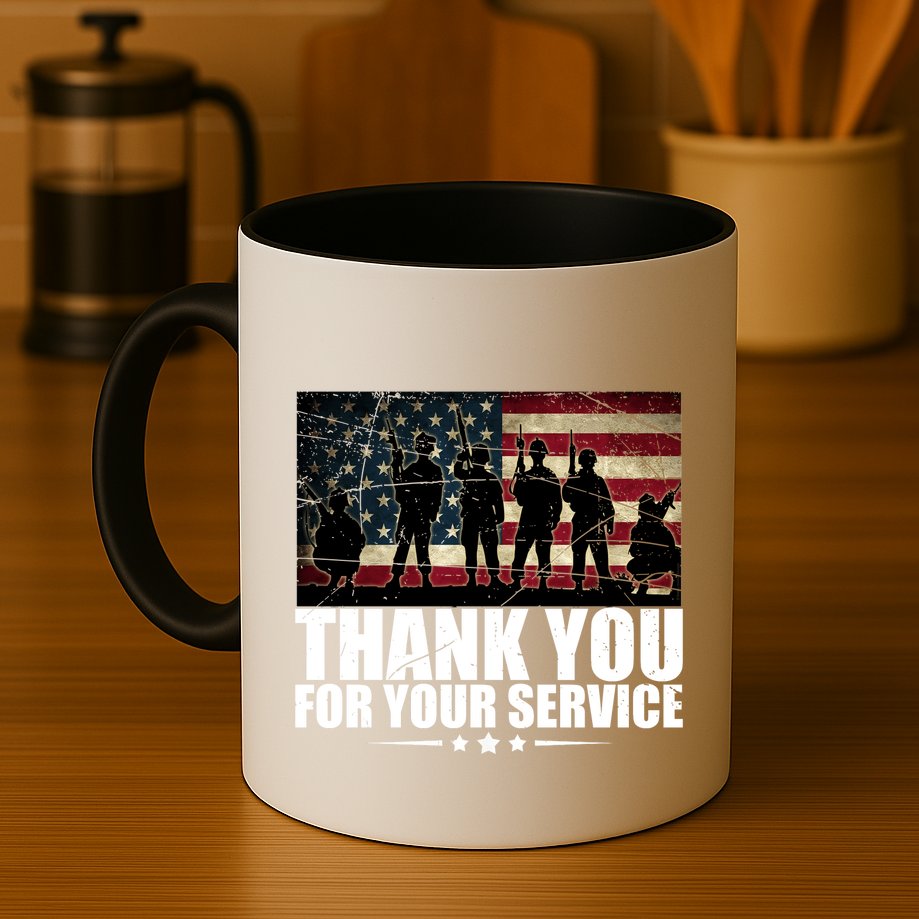 Thank You For Your Service Veteran Day Gift Mug