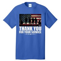 Thank You For Your Service Veteran Day Gift Tall T-Shirt