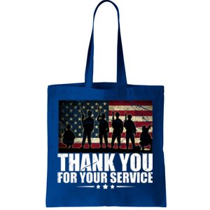 Thank You For Your Service Veteran Day Gift Tote Bag