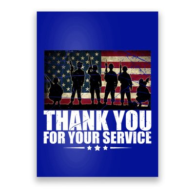 Thank You For Your Service Veteran Day Gift Poster
