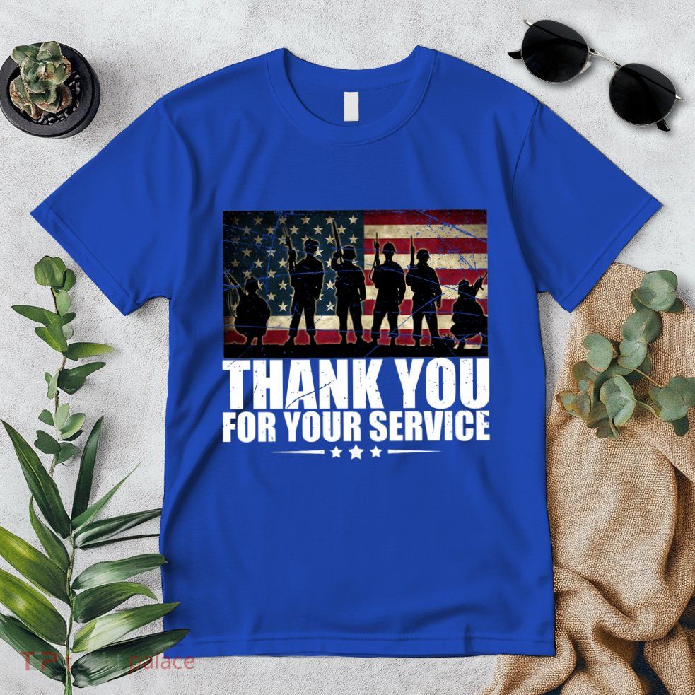 Thank You For Your Service Veteran Day Gift Premium T-Shirt