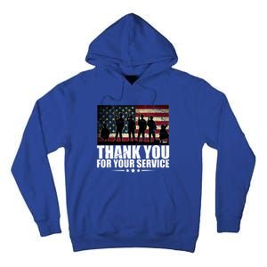 Thank You For Your Service Veteran Day Gift Tall Hoodie