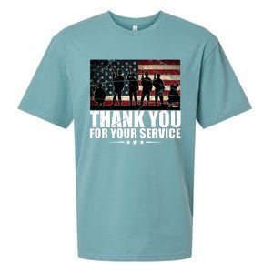 Thank You For Your Service Veteran Day Gift Sueded Cloud Jersey T-Shirt