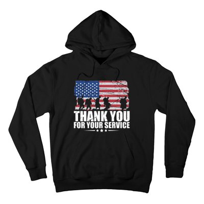 Thank You For Your Service Veteran Day Gift Hoodie