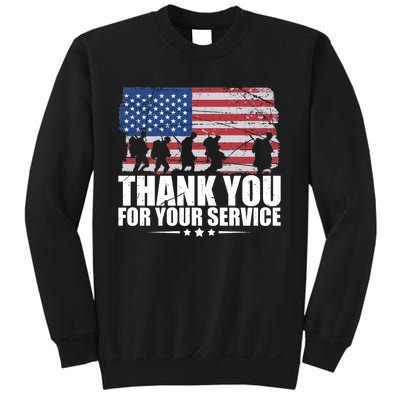 Thank You For Your Service Veteran Day Gift Sweatshirt