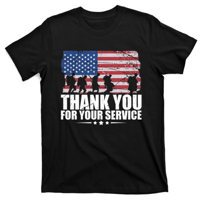 Thank You For Your Service Veteran Day Gift T-Shirt