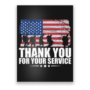 Thank You For Your Service Veteran Day Gift Poster