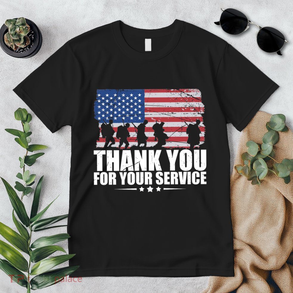 Thank You For Your Service Veteran Day Gift Premium T-Shirt