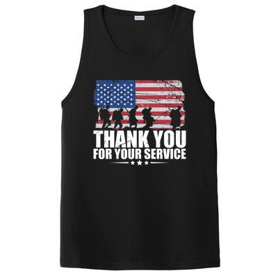 Thank You For Your Service Veteran Day Gift PosiCharge Competitor Tank