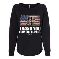 Thank You For Your Service Veteran Day Gift Womens California Wash Sweatshirt