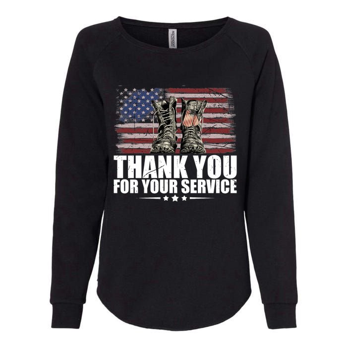 Thank You For Your Service Veteran Day Gift Womens California Wash Sweatshirt