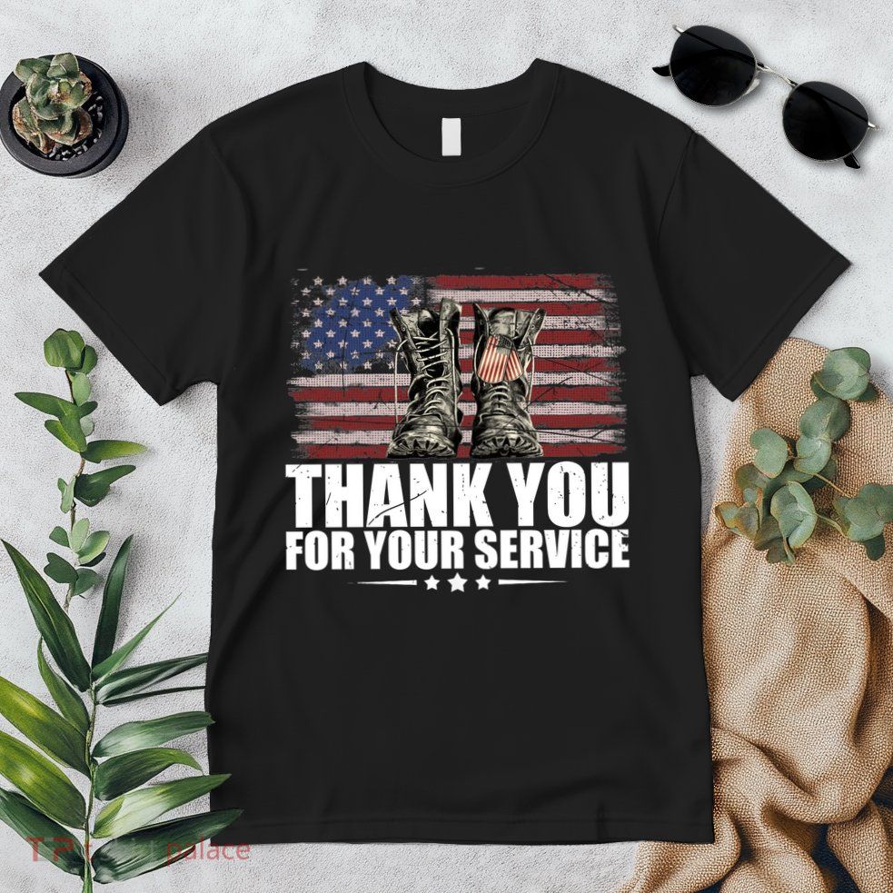 Thank You For Your Service Veteran Day Gift Premium T-Shirt