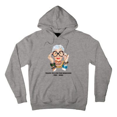 Thank You For The Memories Iris Apfel Tall Hoodie