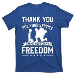 Thank You For Your Service Thank You For My Freedom Gift T-Shirt