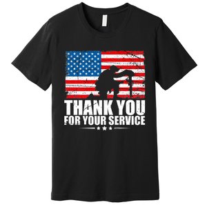 Thank You For Your Service Veteran Day Gift Premium T-Shirt