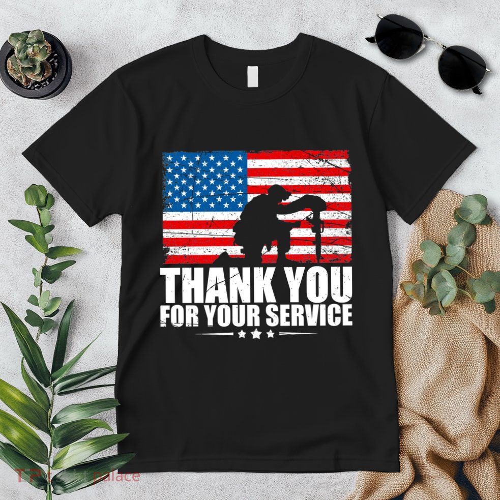 Thank You For Your Service Veteran Day Gift Premium T-Shirt