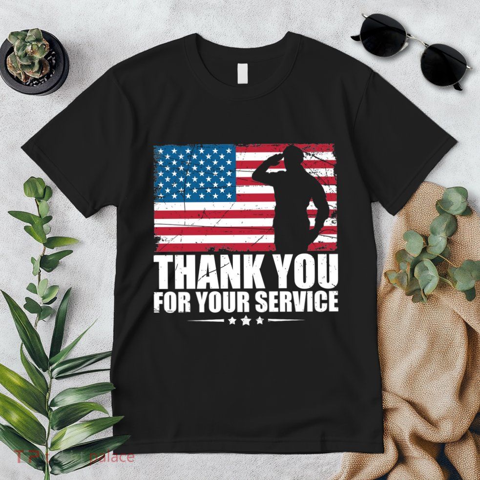 Thank You For Your Service Veteran Day Gift Premium T-Shirt