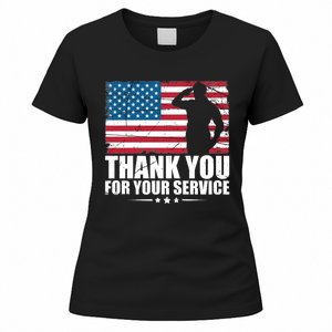 Thank You For Your Service Veteran Day Gift Women's T-Shirt