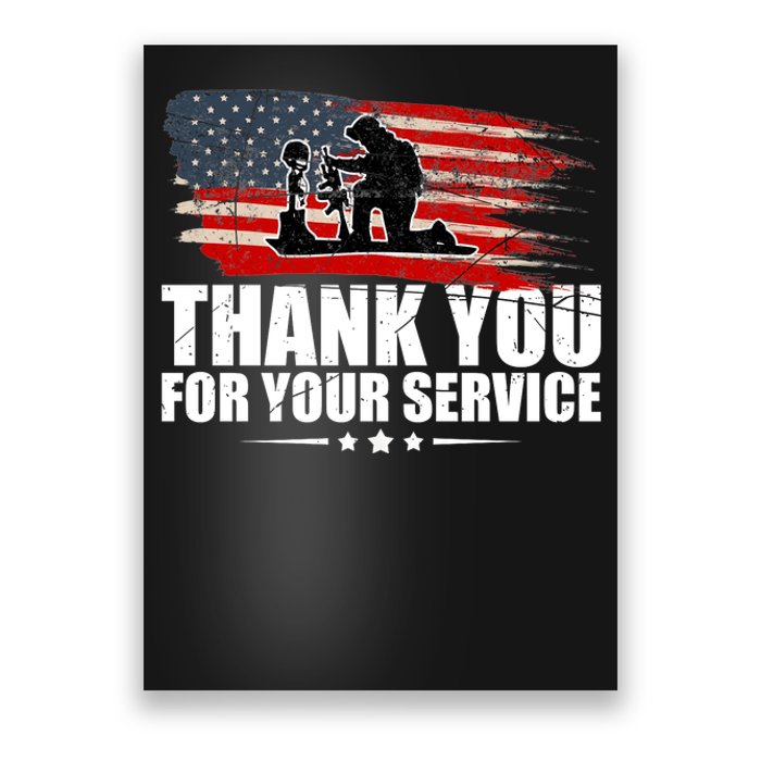 Thank You For Your Service Veteran Day Gift Poster