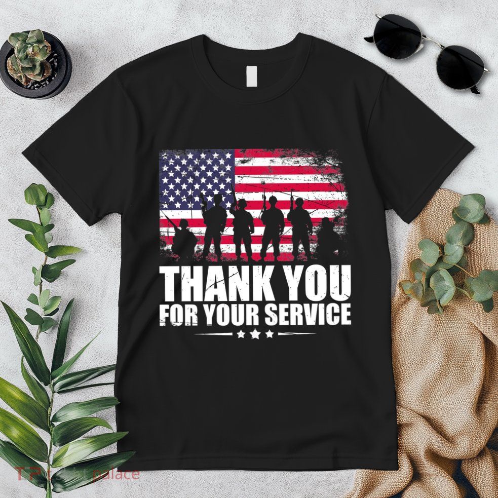 Thank You For Your Service Veteran Day Gift Premium T-Shirt