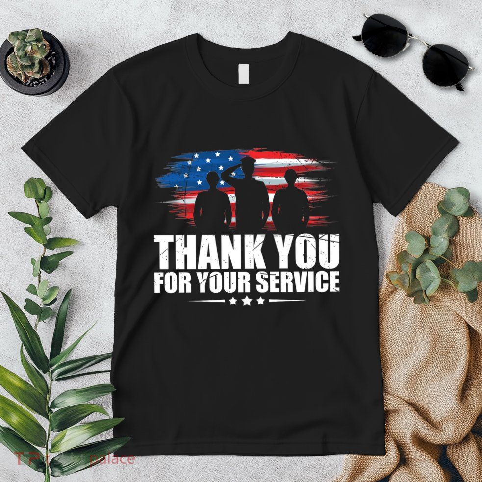 Thank You For Your Service Veteran Day Gift Premium T-Shirt