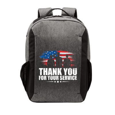 Thank You For Your Service Veteran Day Gift Vector Backpack