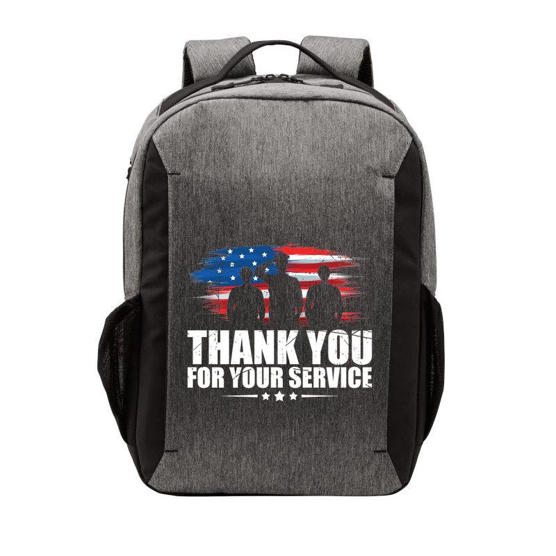 Thank You For Your Service Veteran Day Gift Vector Backpack