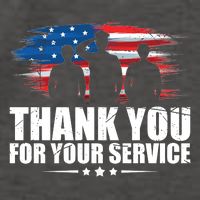 Thank You For Your Service Veteran Day Gift Vector Backpack